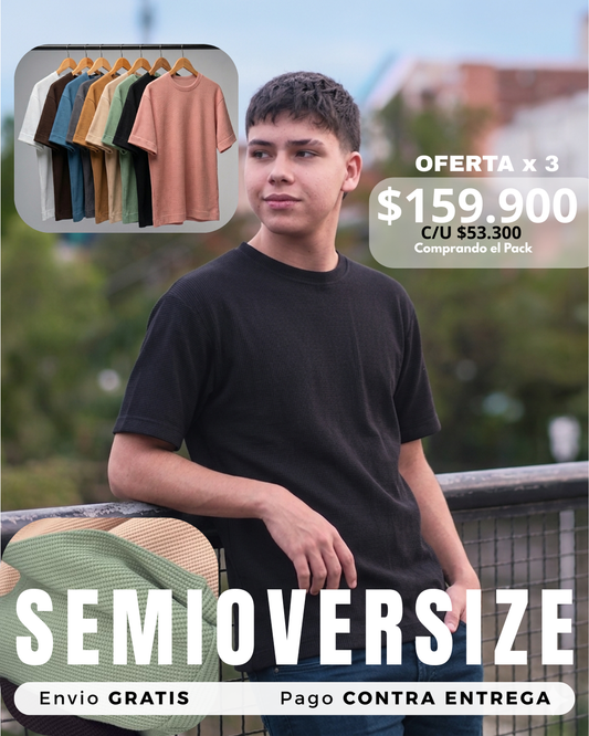 SEMI OVERSIZE PREMIUM TEXTURIZADA